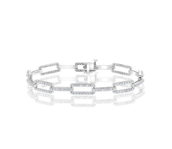 2cttw Diamond Link Bracelet
