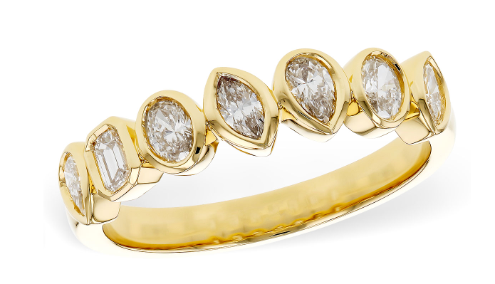 Fancy Shape Bezel Set Ring