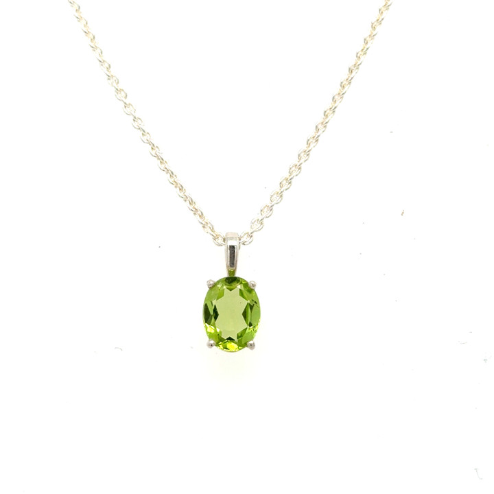 peridot pendant, peridot necklace, peridot jewelry, August birthstone jewelry