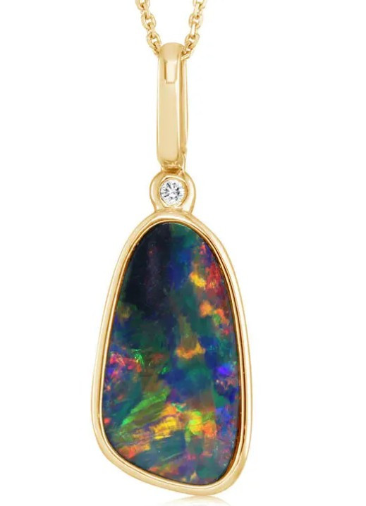 Australian Opal Doublet Pendant