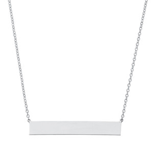 Engravable Bar Necklace