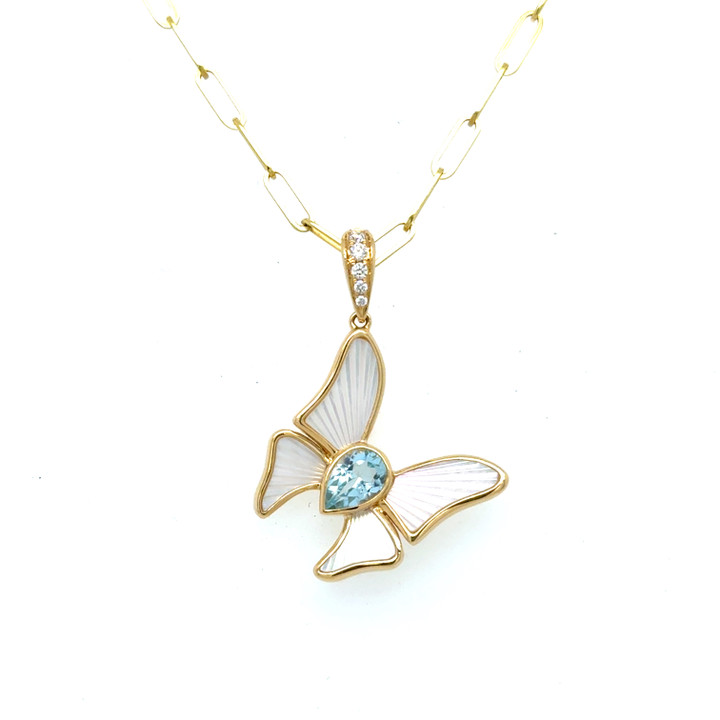 "Ondelle" Butterfly Pendant
