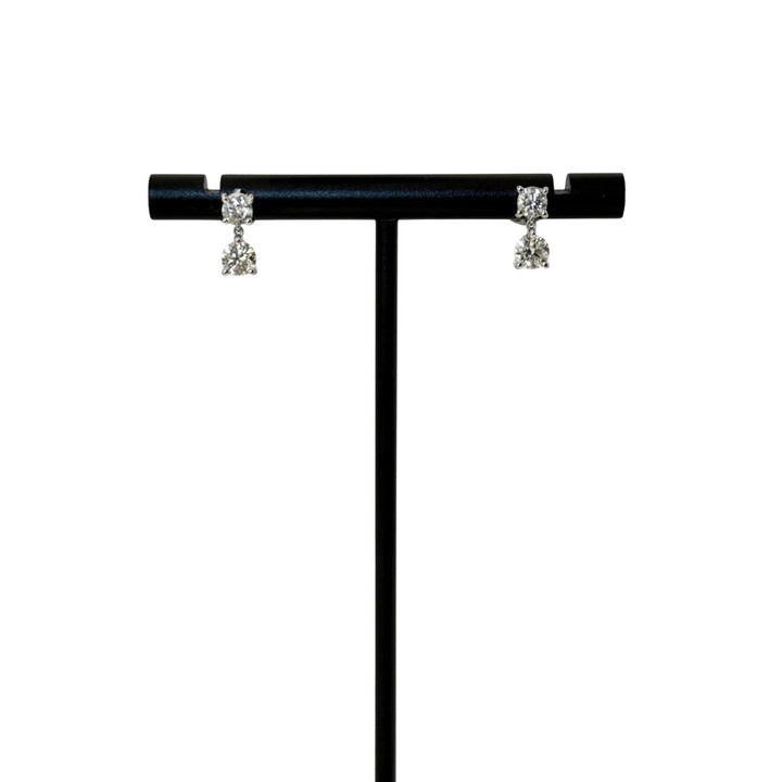 diamond earrings, diamond studs, unique diamond earrings