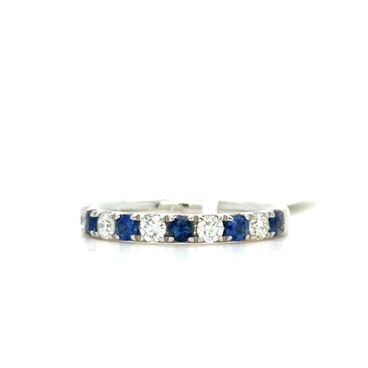 sapphire ring, sapphire band, sapphire jewelry, sapphire and diamond band, sapphire and diamond ring, sapphire and diamond jewelry