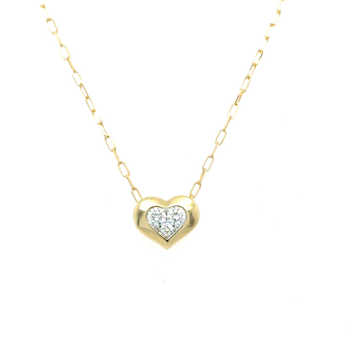 Jolie Heart Diamond Pendant