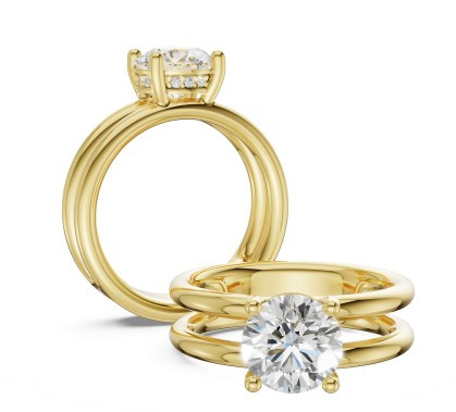 Shoreline Engagement Ring