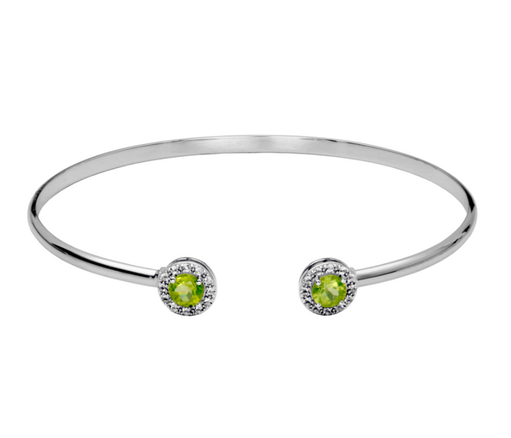 Peridot Cuff Bracelet