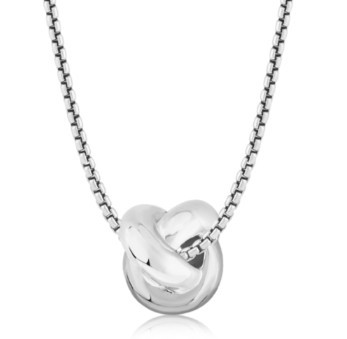 love knot necklace, love knot pendant, love knot jewelry
