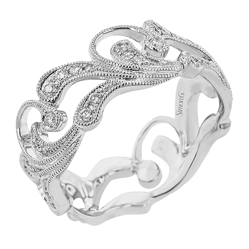 Open Filigree Diamond Ring
