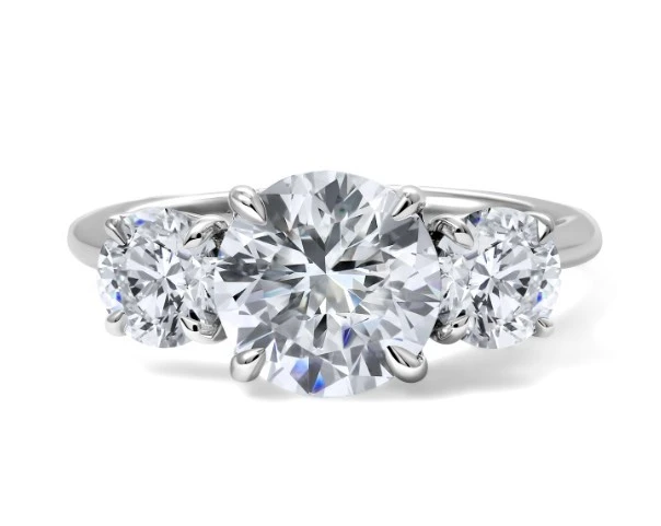 3cttw Diamond Three-Stone Engagement Ring