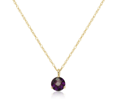 6mm Amethyst Pendant