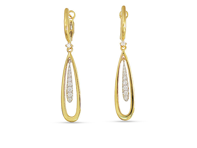dangle earrings, diamond dangle earrings, unique diamond earrings