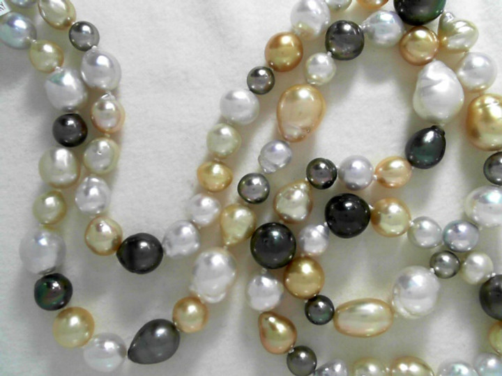 Long Pearl Necklace