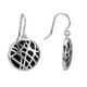 Black Onyx Web Earrings