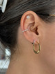 Medium Flat Hoops