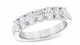 14KW GOLD PRONG-SET OVAL DIAMOND WEDDING BAND 
14KT WHITE GOLD
7=1.33CTTW OVAL DIAMONDS G COLOR, SI1 CLARITY