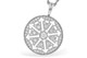 Pave Diamond Compass Medallion