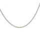 18" 1mm Platinum Cable Chain