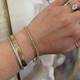 .50cttw Bezel Set Diamond Bracelet- Yellow Gold