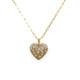 Diamond Confetti Heart Pendant