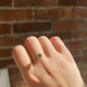 Green Tourmaline Yumdrop Ring