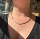 8cttw Diamond Tennis Necklace - Yellow Gold