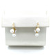 Pearl Trio Station Earrings