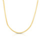 3.4mm Herringbone Chain- Gold Plated