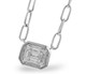 Mosaic Diamond Necklace- White Gold