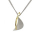 Sail Pendant- White Sale, White Chain