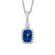 Cushion Cut Tanzanite Pendant