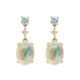 Moonstone and Aquamarine Earrings