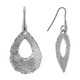 Diamond Cut Tear Drop Earrings