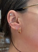 gold hoops, small gold hoops, yellow gold hoops