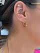 3x18mm Hoops- Yellow Gold