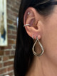 Large Wavy Hoops