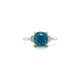 3.49ct Blue Zircon Ring