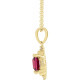 Adeline Rhodolite Garnet Pendant