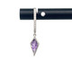 Amethyst Kite Earrings