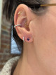 4mm Amethyst Studs- Yellow Gold