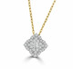 Diamond Fluer D'Amour Pendant