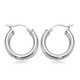 Round Tube Hoop Earrings