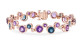 Hydrangea Amethyst Bracelet