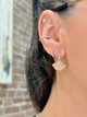 Ginko Leaf Diamond Earrings