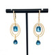 London Blue Topaz earrings