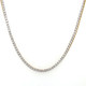 yellow gold diamond tennis necklace
