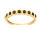 Honeycomb Black Diamond Ring