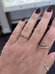 Honeycomb Black Diamond Ring