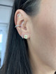 Brushed Art Deco Earrings