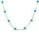 Turquoise Bead Station Bracelet